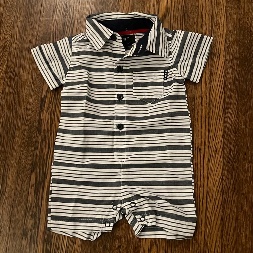 DKNY one piece button down shorts
